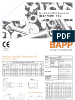 Non preload Bolt assemblies EN 1504-1&2