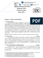 2016 Fizica Nationala Clasa A Ixa Proba Teoretica Subiectebarem PDF