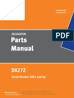 Doosan DX027Z Parts Manual