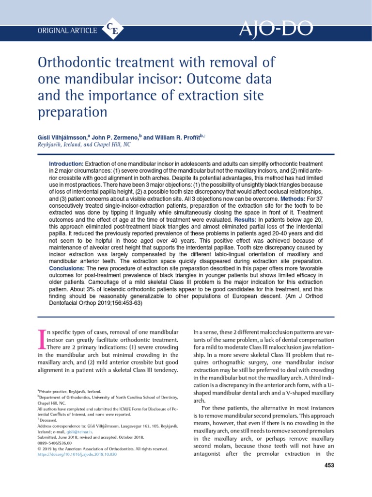 10 1016@j Ajodo 2018 10 020 PDF | PDF | Orthodontics | Tooth
