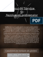 Gândirea_ Rezolvarea de Probleme