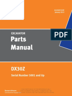 Doosan DX030Z Parts Manual