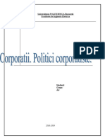 Corporatii - Politici Corporatiste