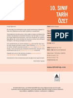 Sınıf Tarih Özet Çözümleri PDF