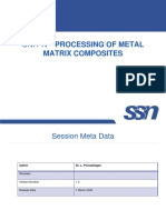 Processing Methods of Metal Matrix Composites