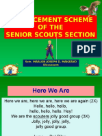 ADVANCEMENT SCHEME Senior Scouts