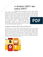 Analaisis SWOT