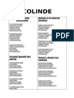 Versuri Colinde Serbare 2017