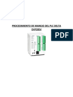 Manejo Del PLC Delta DVP28SV