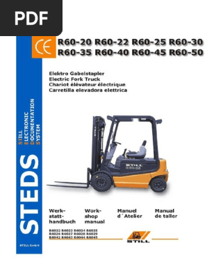 Still R60 22 25 30 35 40 45 Y 50 Ingles 04 02 Pdf Transmission Mechanics Axle
