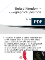 The United Kingdom - Geographical position
