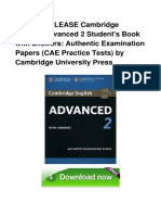 Cambridge English Advanced 2 Student S B PDF