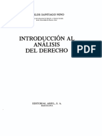 NINO, Calos Santiago, Introducción Al Análisis Del Derecho, 1995, Pp. 11-16 PDF