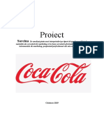 Analiza Mixului de Marketing Coca Cola