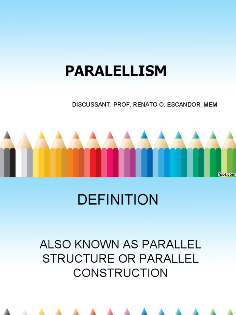 Understanding Parallelism in Grammar | PDF | Preposition And ...
