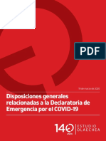 Declaratoria de Emergencia por el COVID-19