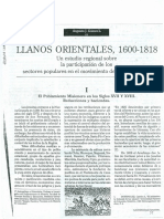 GÓMEZ Llanos Orientales, 1600-1818 PDF