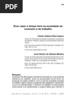 ARTIGO 1 - Ócio, lazer e tempo livre ARTIGO CASSIO E CLERTON