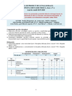 Educatie Fizica CL.V 2019-2020 PDF