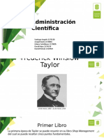 Administración Científica (Taylor)