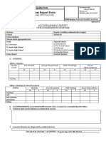 Revised OKD Form B - Progress Report Form