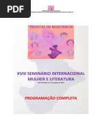 ProgramaÃ§Ã£o completa do Mulher e Literatura 03 08