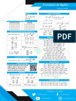 Formulario de Álgebra - Matemóvil PDF