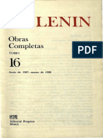 Obras Completas. Tomo 16 (Junio 1907 - Marzo 1908) - Vladimir I. Lenin PDF