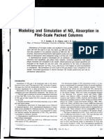 Modeling NOx Absorption in Pilot-Scale Packed Columns