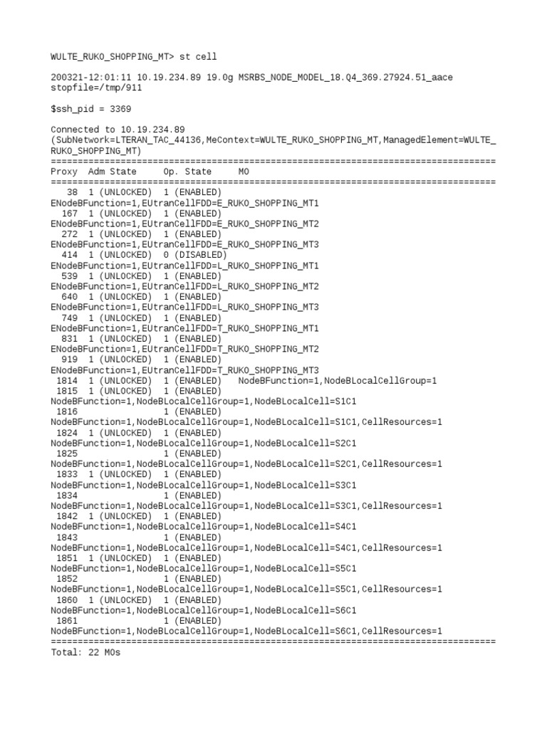 RRU 5827 Status and Alarm Report | PDF | Telecommunications Engineering ...