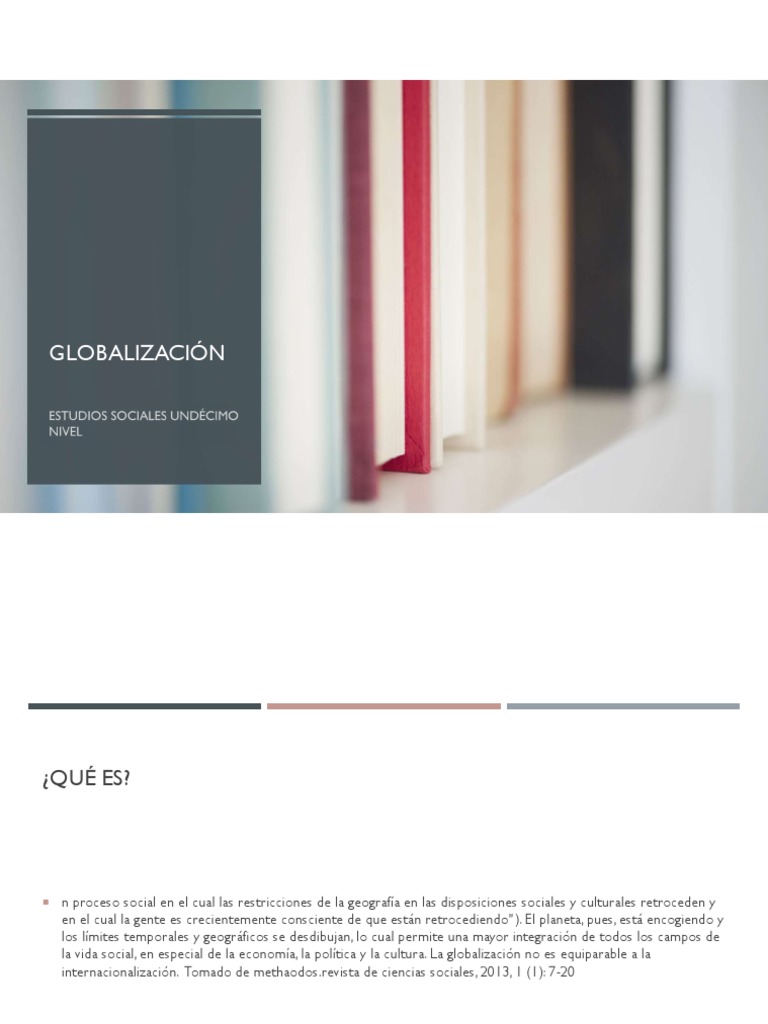 Globalización Presentación Power Point Descargar Gratis Pdf