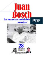 La Mancha Indeleble y Otros Cuentos Por Juan Bosch