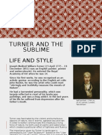 Turner and The Sublime