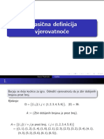 Klasicna Definicija Vjerovatnoce Prezentacija PDF