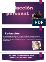 Como Hacer Una Redacción Personal