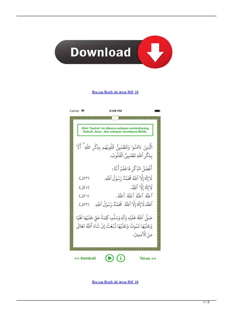 Bacaan Ratib Al Attas Pdf 19 Pdf