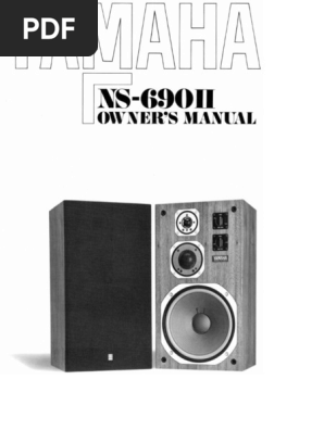 Yamaha NS 690 動作未確認 4K】YAMAHA NS-690 ウーハー固着修理 - YouTube