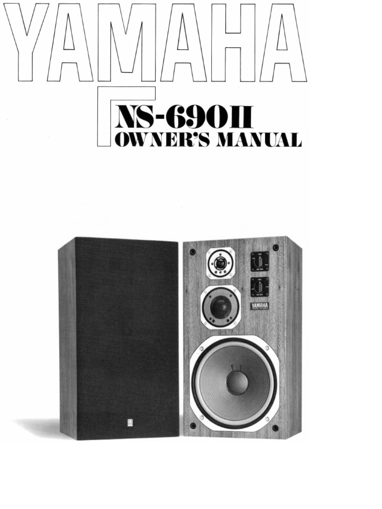 Yamaha NS 690 Mk2 Owners Manual | PDF
