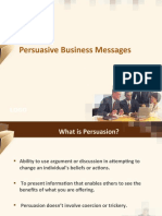 Persuasive Business Messages Techniques