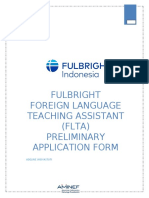 Fulbright FLTA Application Form Final