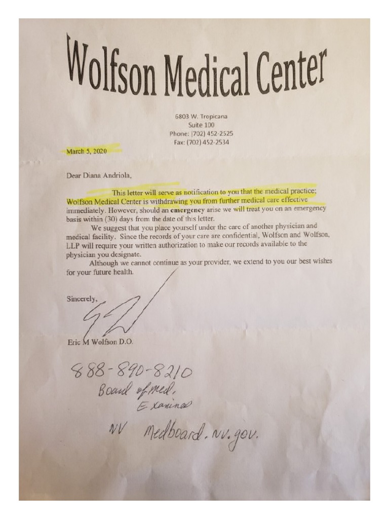Doctor Letter | PDF