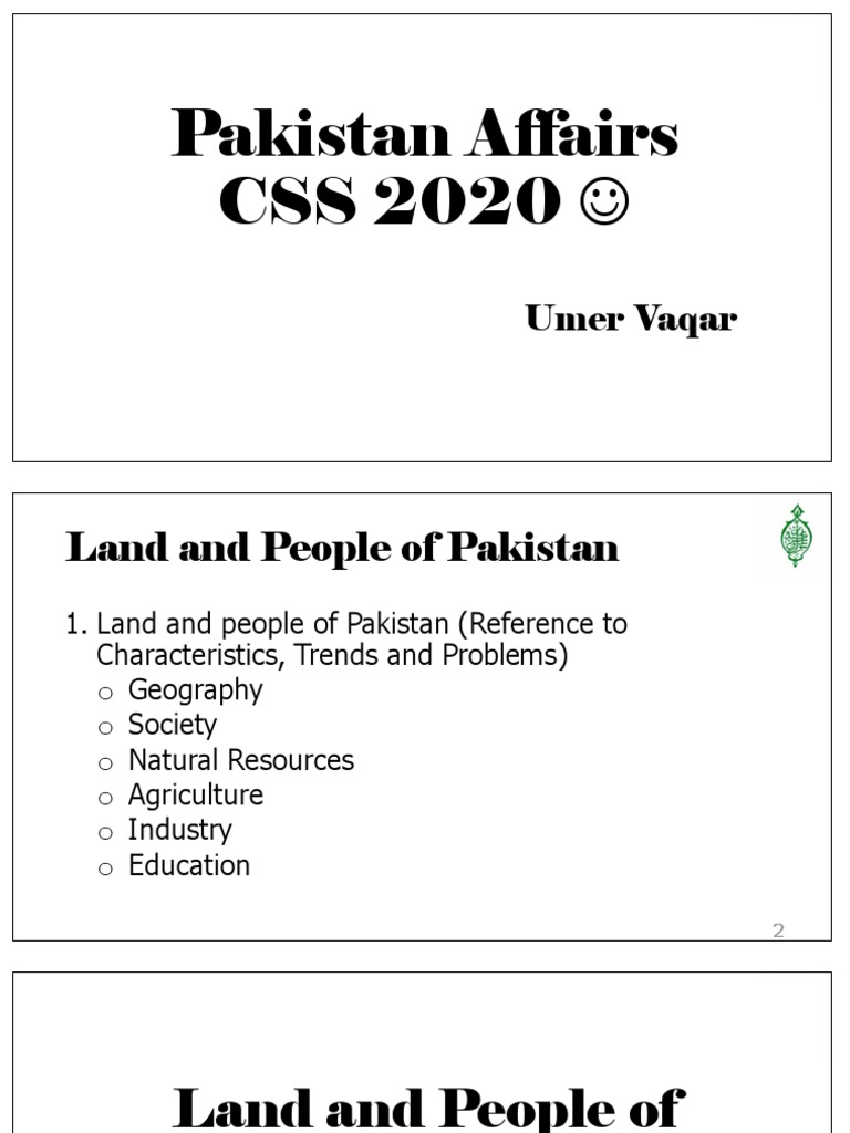 Land and People of Pakistan Overview | PDF | Pakistan | Supreme Courts