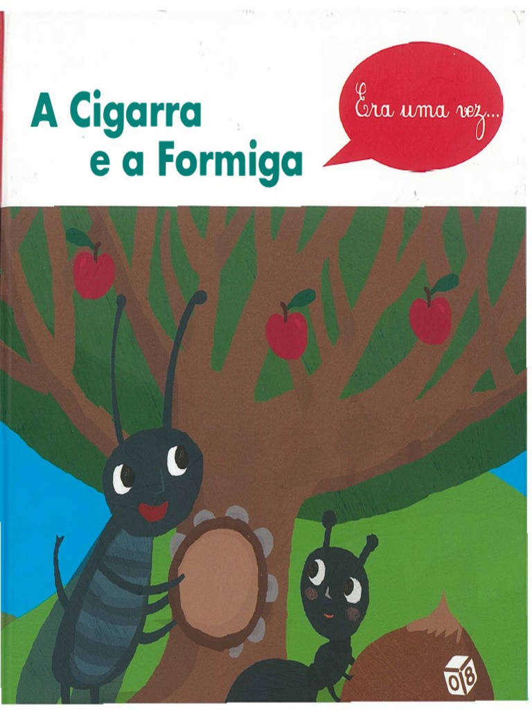 A Cigarra e a Formiga: Fábula Ilustrada | PDF | Formiga