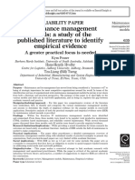 Maintenance Management Models A Study of The Published Literature To Identify Empirical Evidence PDF
