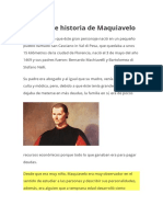 Biografía e historia de Maquiavelo