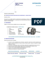 19 - 081 Reemplazo de Ventilador para Condensador - Frailes - M.C. Octubre - SIGNIA