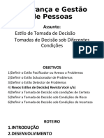 Aula 02 Estilo de Tomadas de Decisão-Profº Otávio