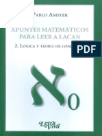 Apuntes matemáticos para leer a Lacan 2. Lógica y teoría de conjuntos [Pablo Amster].pdf