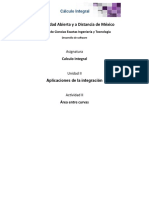 Área entre curvas Calculo Integral