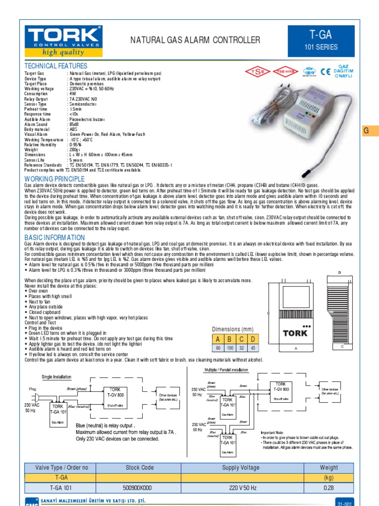 Gas Alarm Detector | PDF | Liquefied Petroleum Gas | Gases